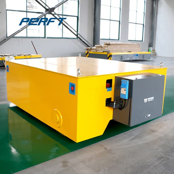 motorized rail transfer trolley for the transport of coils 50 ton